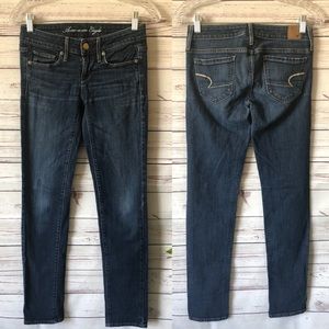 👖 AMERICAN EAGLE outfitters skinny jeans 0 short